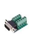 Db9 To Dip Adaptör Erkek 9 Pin Rs232 Com Port Klemens Çevirici