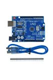 Arduino Uno R3 Klon Mega328p Smd (ch340) + Usb Kablo Dahil