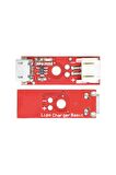 Mcp73831 Lipo Lityum Li-ıon Pil Batarya Şarj Modülü 3.7v 500ma