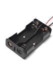 2'li 1,5v Aa Kalem Pil Kutusu Yuvası 2x1,5v Kablolu Batarya Pil Tutucu