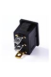 3 Pin Anahtar Ledli Kcd1 Rocker Switch Mini Buton On / Off 10a