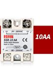 Ssr-10aa Ssr Röle Ssr Tek Fazlı Solid State Röle 80-250v Ac 10a