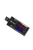 Çift Usb Çıkışlı Voltmetre Ampermetre Akım Voltaj Izleyici Şarj Kws-10va
