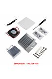 Termo Elektrik Peltier Su Sıvı Soğutucu Sistem Dc 12v 6a 60w Pc Cpu Klima Buzdolabı Buzluk Araba