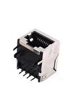 8p8c Metal Rj45 Soket Ethernet Bağlantı Soketi 8 Pin Pcb Montaj