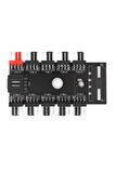 10lu Fan Kontrol Kartı Fan Çoklayıcı 4pin 3pin Pwm Fan Hub 10port
