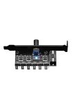 6 Port Fan Çoğaltıcı Hız Kontrol Kartı Molex Güç Giriş Soketi 12v