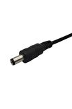 5.5mm X 2.1mm 15cm Adaptör Kablosu Erkek 22awg 80 Derece 300v