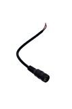 5.5mm X 2.1mm 15cm Adaptör Kablosu Dişi 22awg 80 Derece 300v