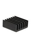14x14x6mm Aluminyum Soğutucu Siyah Termal Etiket Raspberry Xbox