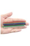 30 Adet 40 Pin Erkek Header Seti 6 Renkli 2.54mm Kırılabilir