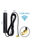 2.5dbi Patch Anten 1.5 Metre Sma Erkek 433mhz 50ohm Gsm Gprs Wifi