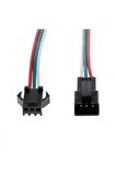 3 Pin Jst Sm 10cm Kablo Çifti Erkek Dişi Bağlantı Soketi Led