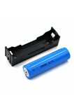 18650 Pcb Tip Pil Yuvası 1’li 3.7v Akü Şarj Powerbank Pil Tutucu