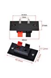 2 Li Hoparlör Terminal Soketi Panel Montaj Tip Yaylı Speaker Ses