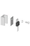 To220 Aluminyum Soğutucu Set Radyatör Entegre Transistör Mosfet