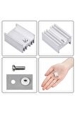 To220 Aluminyum Soğutucu Set Radyatör Entegre Transistör Mosfet