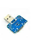 Usb To Type C Micro Usb Erkek Dişi Usb Port Konnektör Şarj Soket