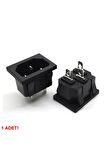 220v 15a Ac Erkek Power Giriş Soketi C14 3 Pin Panel Montaj Tip