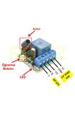 433mhz Rf 1 Kanal Röle Modül Dc 12v Kablosuz Pompa Fan Lamba Perde