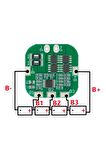 Li-ion 18650 16.8 V 4s 20 A Lityum Batarya Bms Koruma Kartı