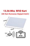 Uıd Değiştirilebilir 13.56mhz Rfıd Manyetik Kart Rfid Proximity Göstergeç Kart 13.56 Mhz Kapı Geçiş