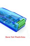 Plastik Usb Devre Kutusu Rs232 Rs485 Shell Voltmetre Ampermetre Isolatör Klemens