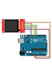 1.8 Inch Lcd Tft Modül Qvga 128x160 Pixel 1.8” 8 Pin Spı Seri Ekran