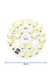 5730 5v 10w 48mm Beyaz Led Modül Aluminyum Pcb 20 Led Lamba Aydınlatma