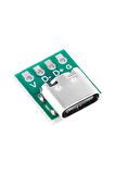 Usb Type C 4 Pin Dıp Çevirici Pcb Usb Dip Adaptör Kart