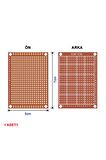 5x7cm Pertinaks Proto Pcb 18x24=432 Adet Bakır Delik 2.54mm