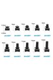 200 Adet 6x6mm Tact Buton Set 10 Farklı Yükseklikte 4 Pin Dokunmatik Anlık Basmalı Düğme Anahtar