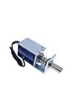Tau-s0837dl-d Solenoid Kilit Dc 12v 1a 12w 15n Elektrikli Manyetik Kapı Depo Kasa Kilidi 10mm Dil