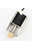 Jf-s1670dl Solenoid Kilit Dc 12v 2.4a 28w 40n Elektrikli Manyetik Kapı Depo Kasa Kilidi 10mm Dil