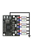3 Kanal Ina3221 Voltaj Akım Güç Izleme Sesör Modülü 26v 100a Iıc Haberleşme