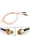 Rg316 50cm Sma Erkek Dişi Kablo Rf Uzatma Kablosu 50 Ohm 0-6ghz