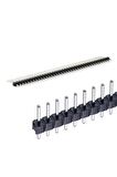 5 Adet 1x40 Pin Erkek Header Tek Sıra 2.54mm 180 Derece Kırılabilir