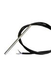 Çelik Sensör Başlığı 6x100mm Kılıf Sıcaklık Isı Sensör Kutusu Metal Tüp Boru (10 ADET)