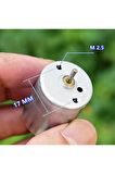 Rs370 Karbon Fırçalı Dc Motor Dual Çift Milli Dc 12v / 24v 13500 Rpm