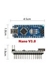 Arduino Nano 3.0 Atmega328 Ch340 Lehimsiz Mini Usb Kod Yazılım Geliştirme Eğitim Kartı