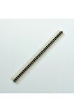 1x40 Pin Precision Erkek Header Tek Sıra 2.54mm 180 Derece Altın Kaplama