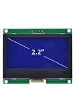 2.2 Inch I2c Iıc Gm12864 V2.0 Mavi Glcd Modül St7567s Dc 3.3v 5v 128x64 Pixel Grafik Lcd