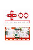 Arduino Atmega32u4 Geliştirme Kiti Buton Klavye Yön Algılayıcı Mini Usb Krokodil