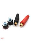 Dkj10-25 200a Konnektör Çift 10-25mm2 Kablo Yüksek Akım Kilitli Panel Tip Konnektör