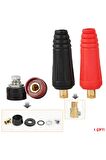 Dkj10-25 200a Konnektör Çift 10-25mm2 Kablo Yüksek Akım Kilitli Panel Tip Konnektör