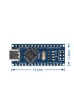 Arduino Nano 3.0 Type C Atmega328 Ch340 Açık Kaynak Kod Yazılım Geliştirme Eğitim Kartı