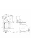 Nema 23 Nema 57 Step Motor L Tip Metal Montaj Parçası Braket Metal Taban Tutucu Montaj