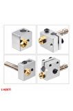 0.5mm X 1.75mm M6 Prinç Nozzle 3d Yazıcı Printer 1.75mm Filament Uyum Mk8 Cr-10 Cr-10s Ender 3