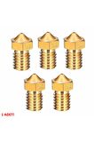 0.8mm X 1.75mm M6 Prinç Nozzle 3d Yazıcı Printer 1.75mm Filament Uyum Mk8 Cr-10 Cr-10s Ender 3