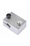 V6 3d Yazıcı Alüminyum Extruder Isıtıcı Blok 1.75 / 3.0mm Filament Uyumlu 6mm Isıtıcı Yuva